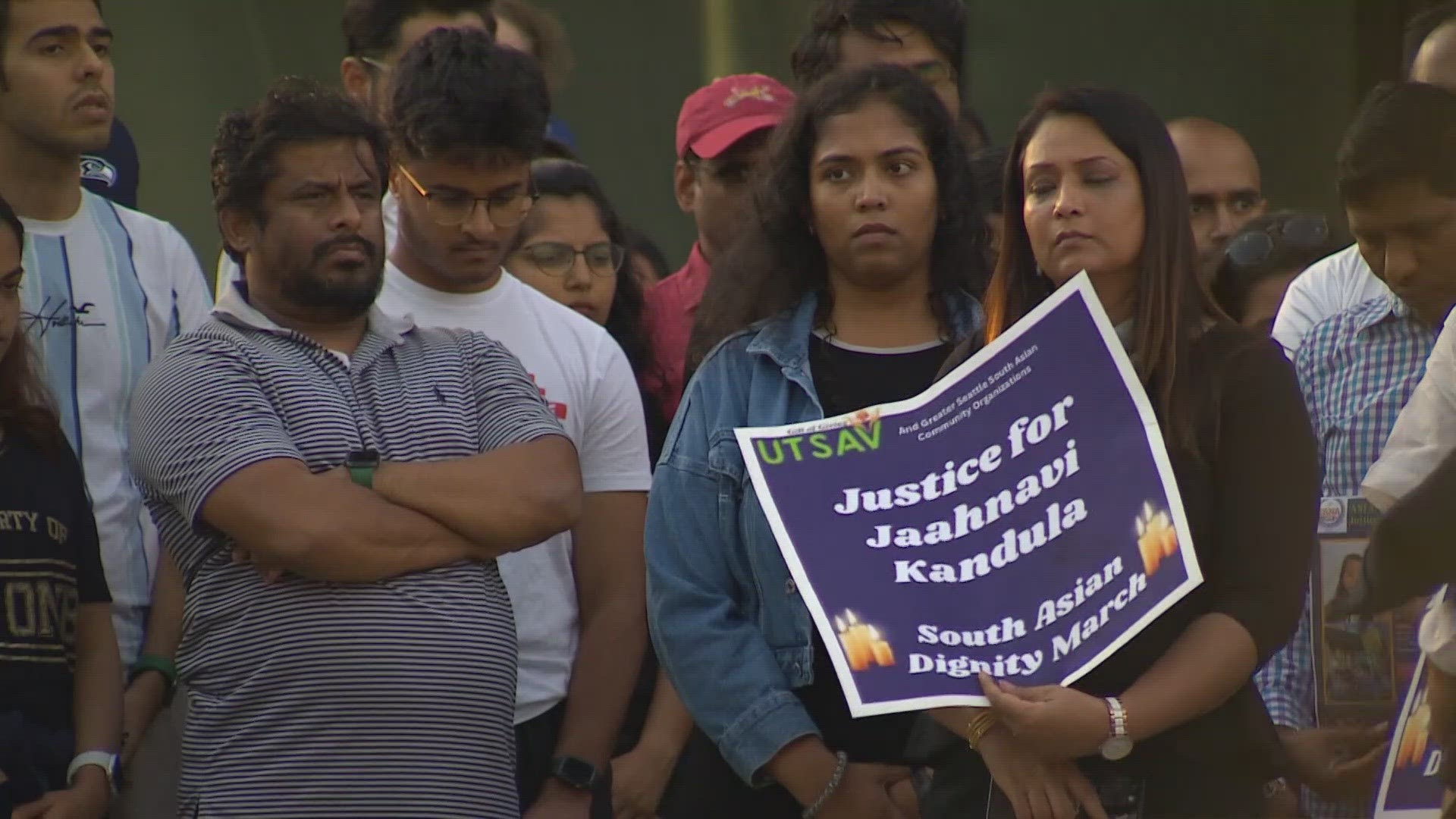 Local leaders met with representatives from the South Asian community in Seattle on Saturday to discuss the death of 23-year-old Jaahnavi Kandula.