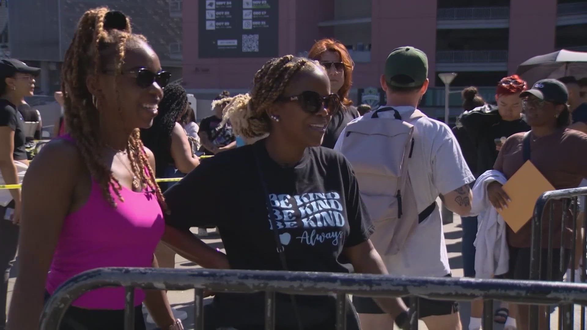Fans have traveled from near and far to see Beyoncé perform at Lumen Field on Sept. 14.