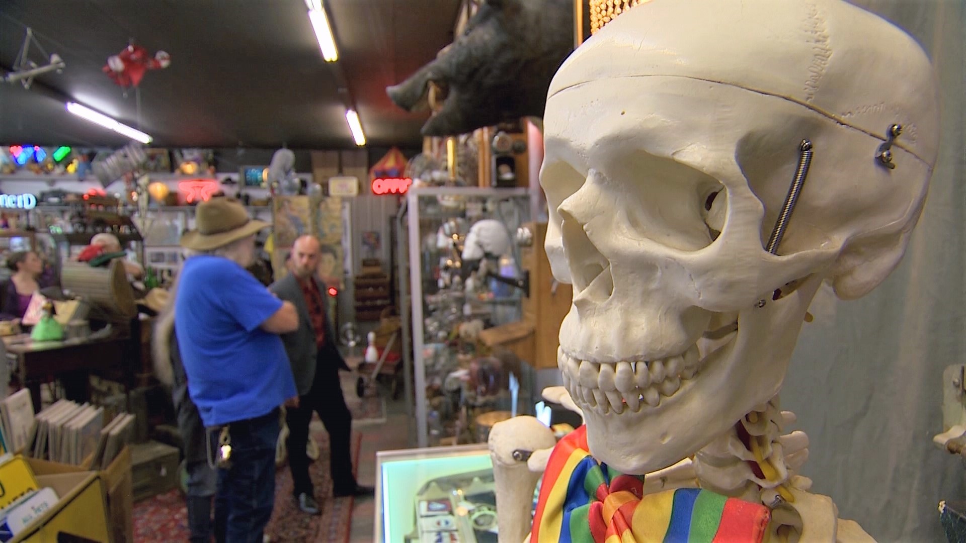 Big Top Curiosity Shop is a circus in a store, carrying some of the most interesting knick-knacks you'll ever see.