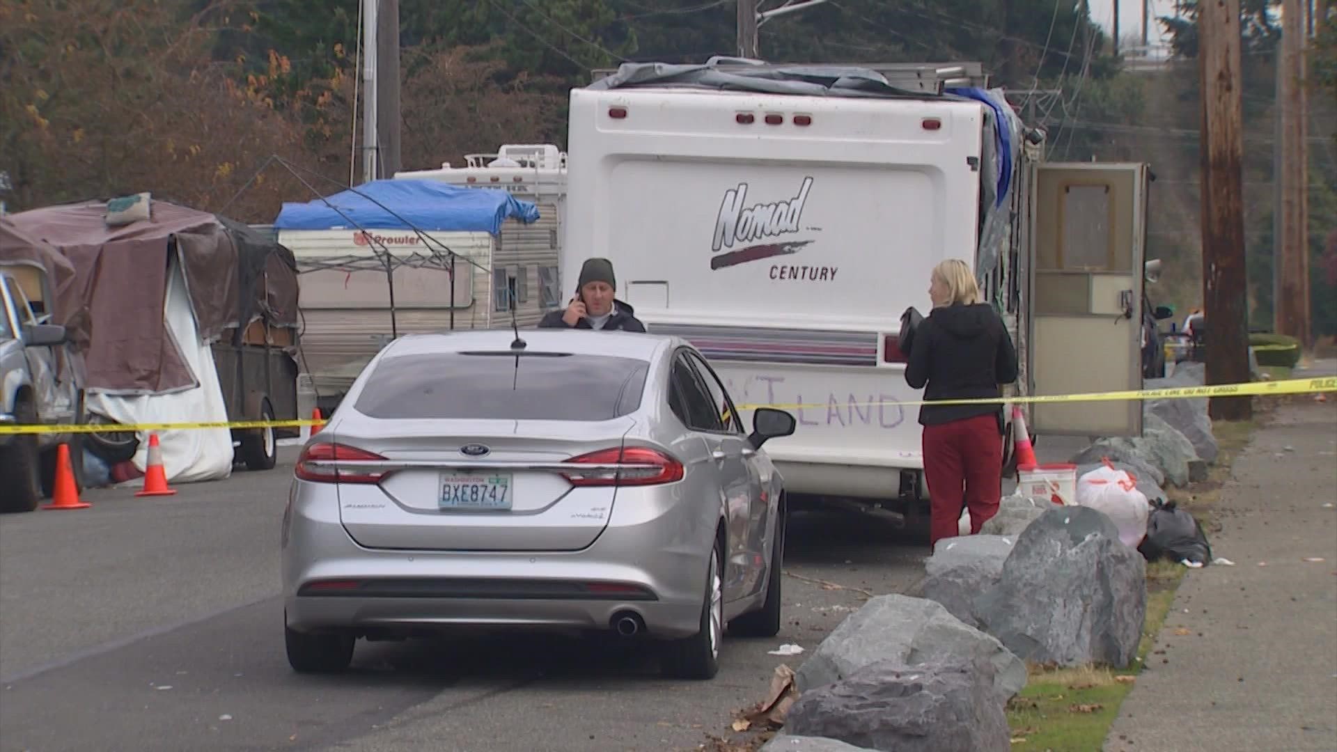 Two people were found dead Monday morning in Tacoma with gunshot wounds.