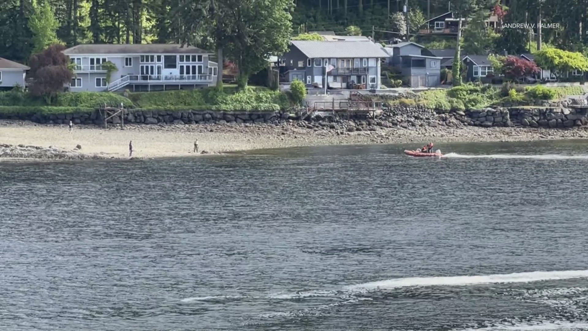 A Washington State Ferry crew successfully rescued a distressed kayaker in Puget Sound.