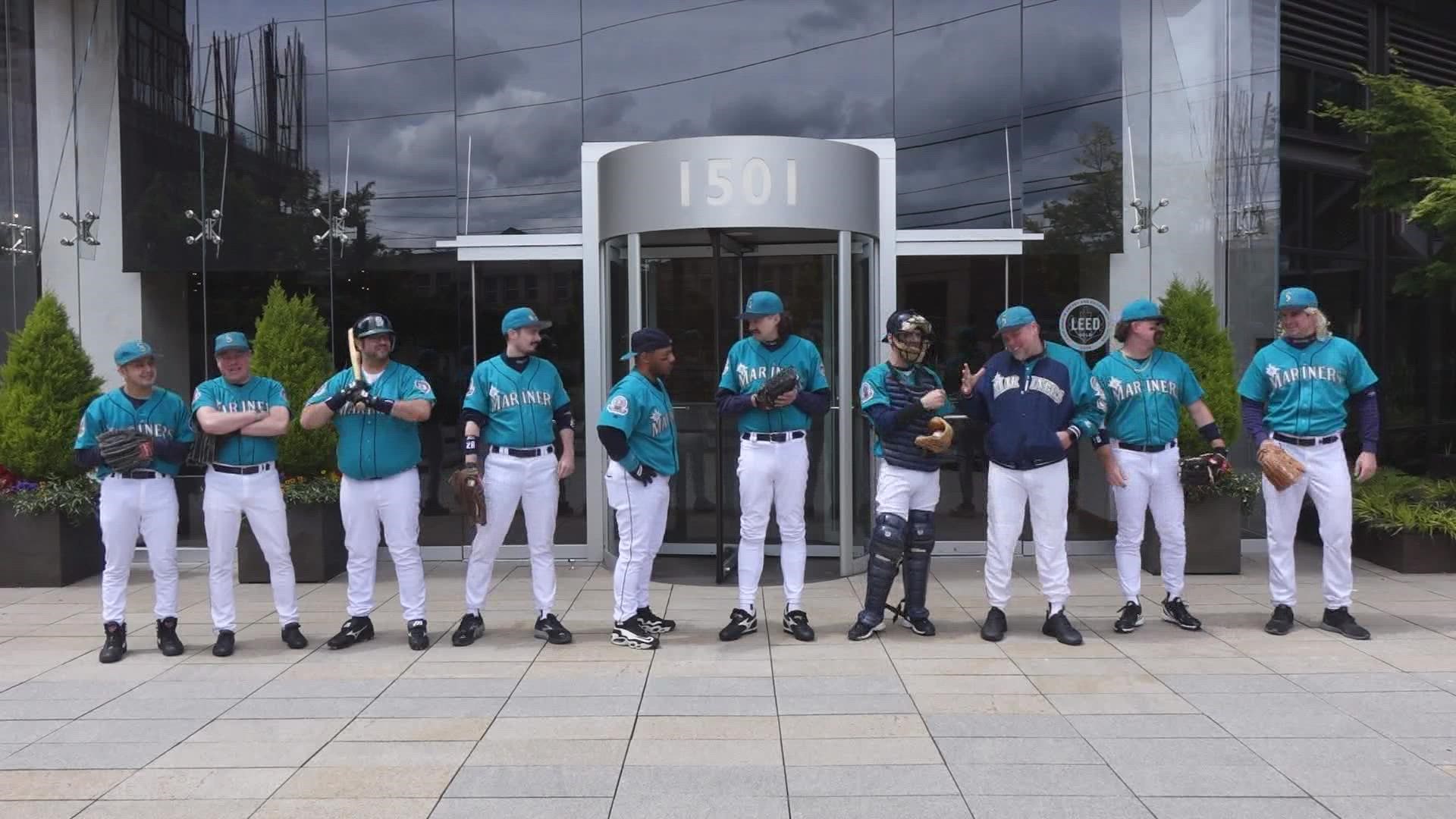 Over the past several years, Tyler Milam has assembled authentic vintage uniforms and some dedicated friends to recreate the legendary 1995 Mariners squad.
