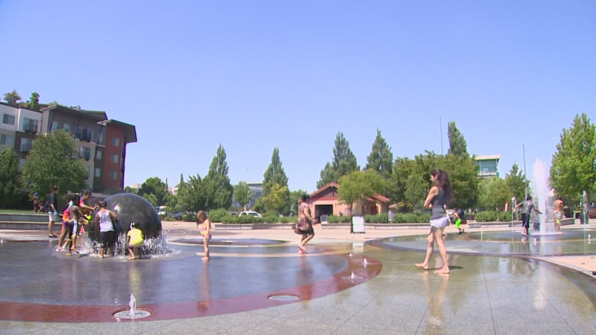 In Kent, the city opened up a splash park and multiple cooling centers, including the Kent Valley Ice Centre, to help people beat the heat.