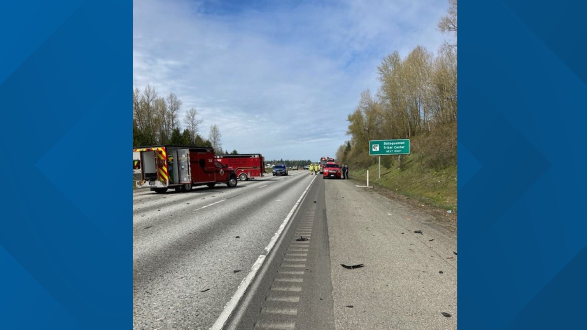 Nb I 5 Reopens After Rollover Crash Near Arlington