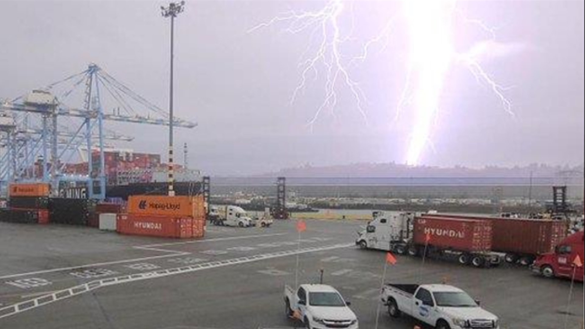 The National Weather Service issued a Red Flag Warning for parts of western Washington Wednesday saying scattered lightning in dry areas could cause fires to start.