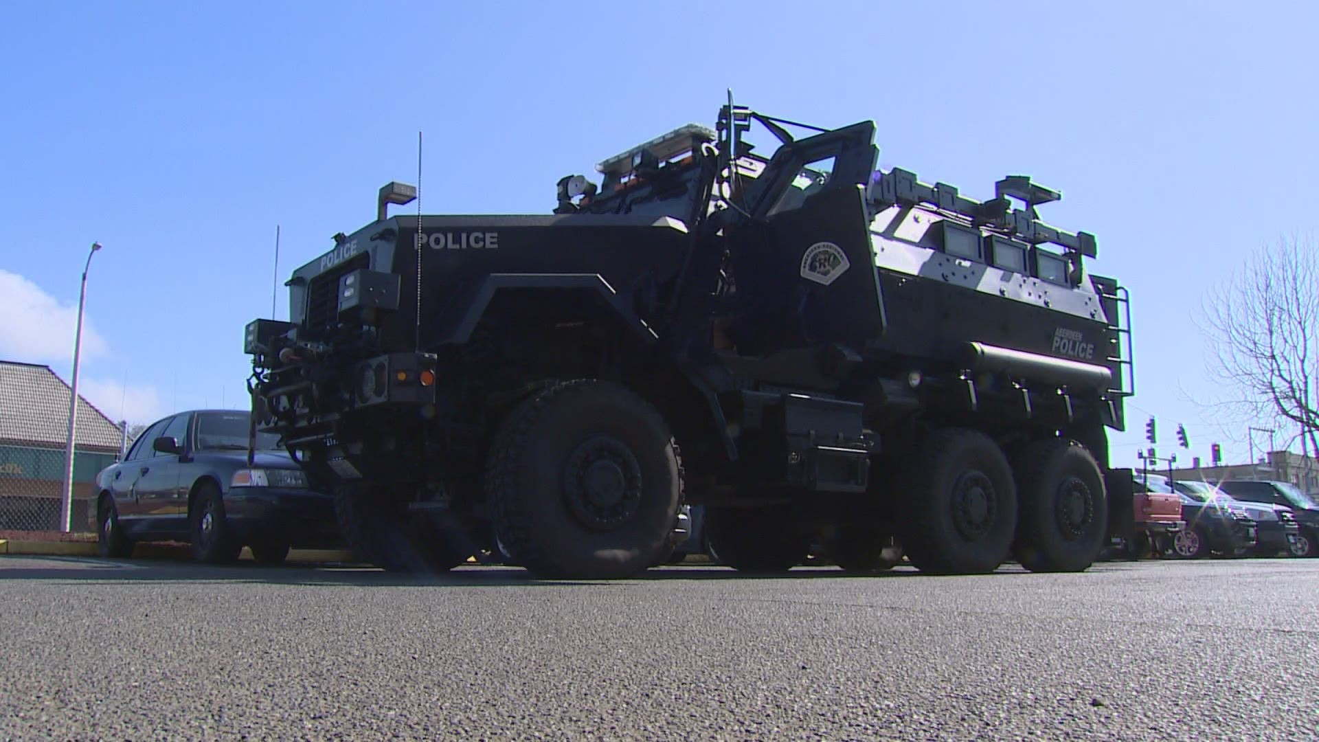 Police departments would be required to give the vehicles back to the armed forces if the bill passes in the state senate.