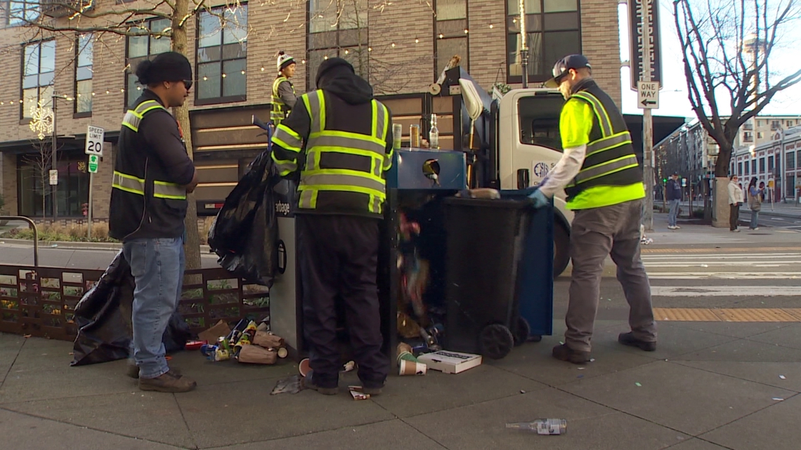 What it took to clean up after the Seahawks parade in Seattle
