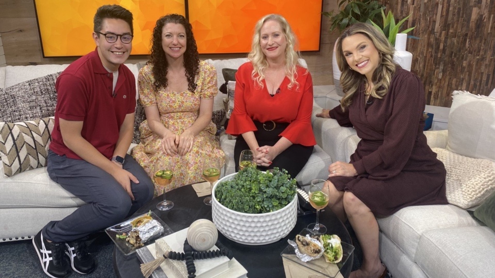 "Your Last Meal" podcast host Rachel Belle, "Shadow Girls" podcast host Carolyn Ossorio, and producer Joseph Suttner joined Amity for a round of Hot Topics! #newday