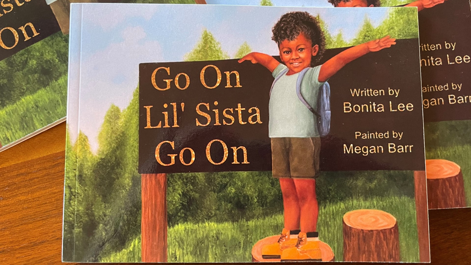 Bonita Lee's "Go On Lil Sista Go On" is the book she wanted to read when she was a child. #k5evening
