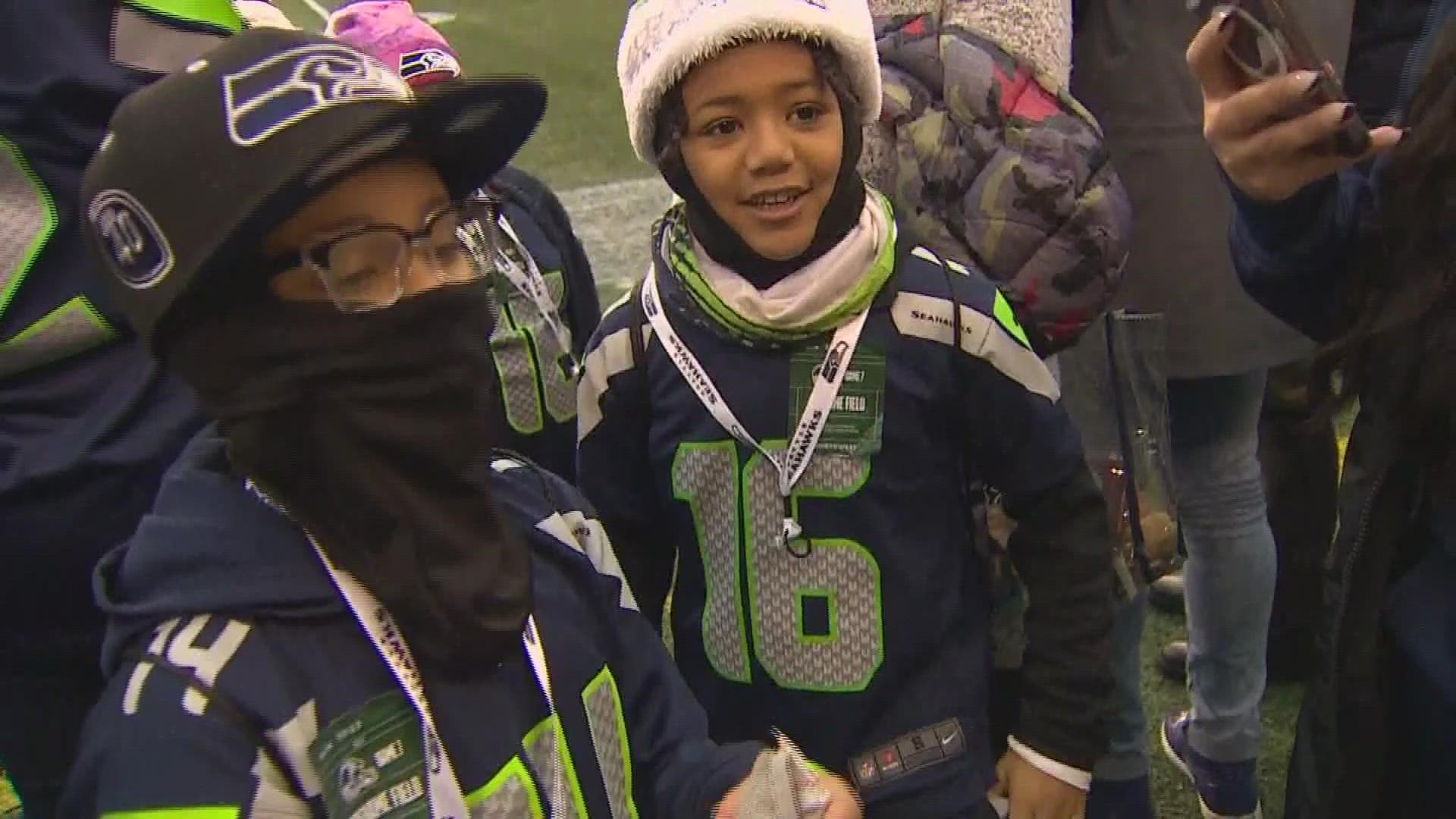 9-year-old Isaiah Johns has dreams of playing in the NFL someday, and he got a special moment Sunday courtesy of his local team.