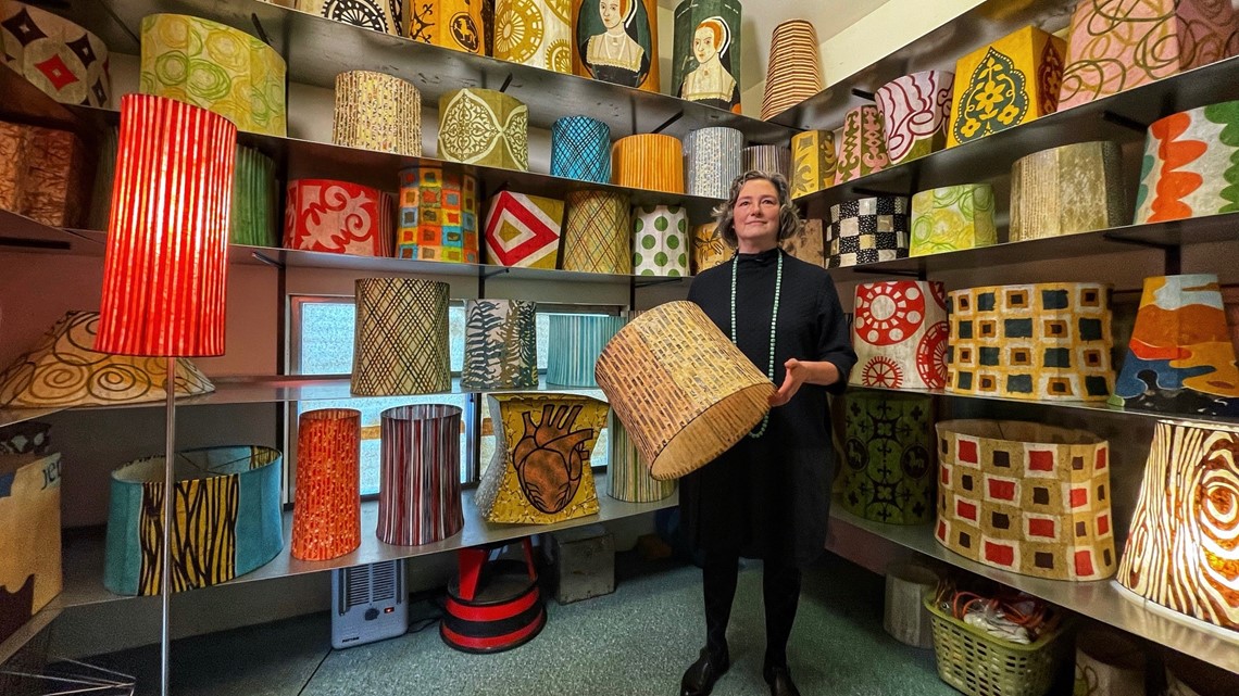 Seattle artist turns lampshades into functional pieces of art - Vimarsana News