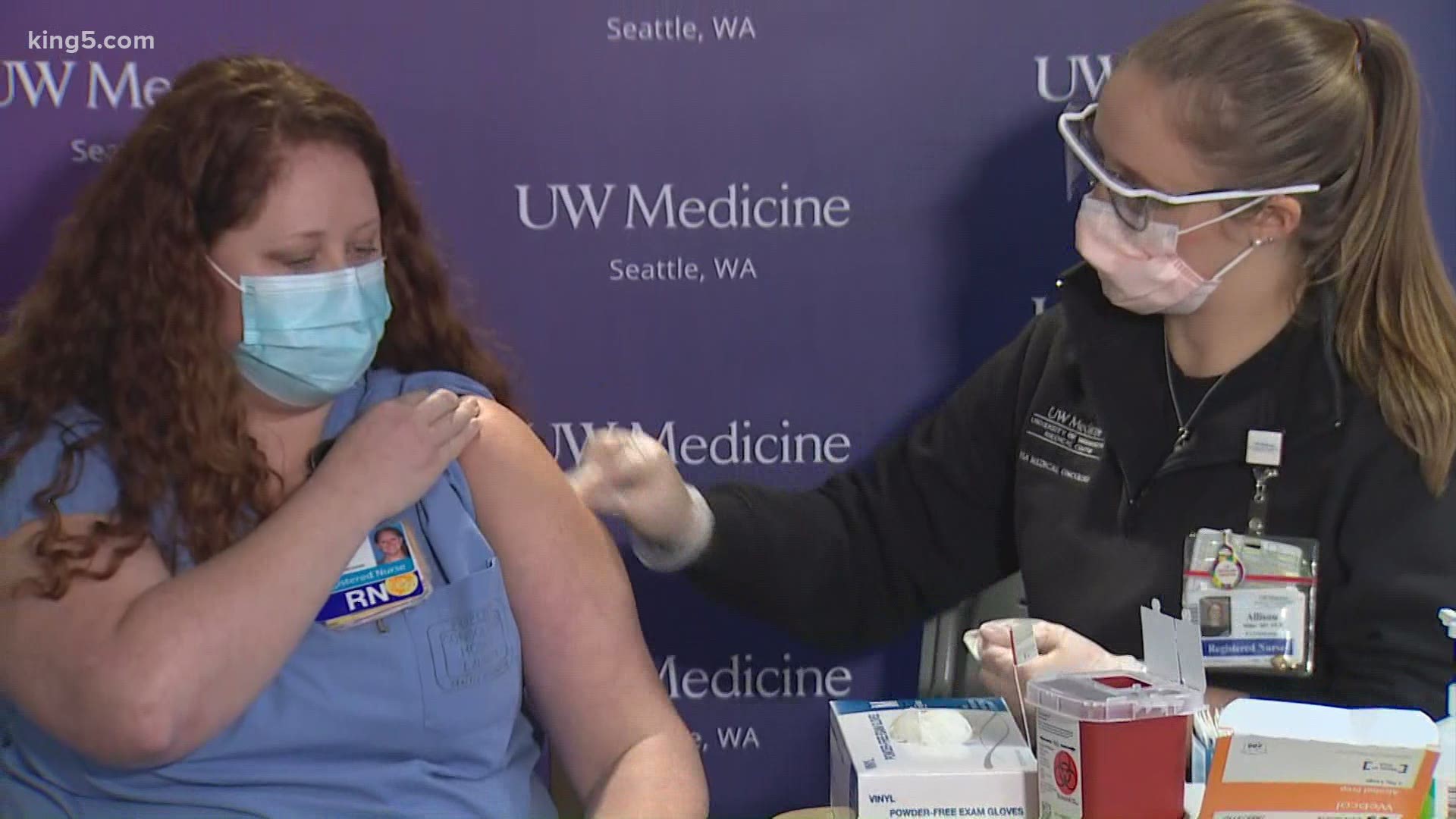 Frontline medical workers at UW Medicine will be the first people in western Washington to receive the Pfizer COVID-19 vaccine.
