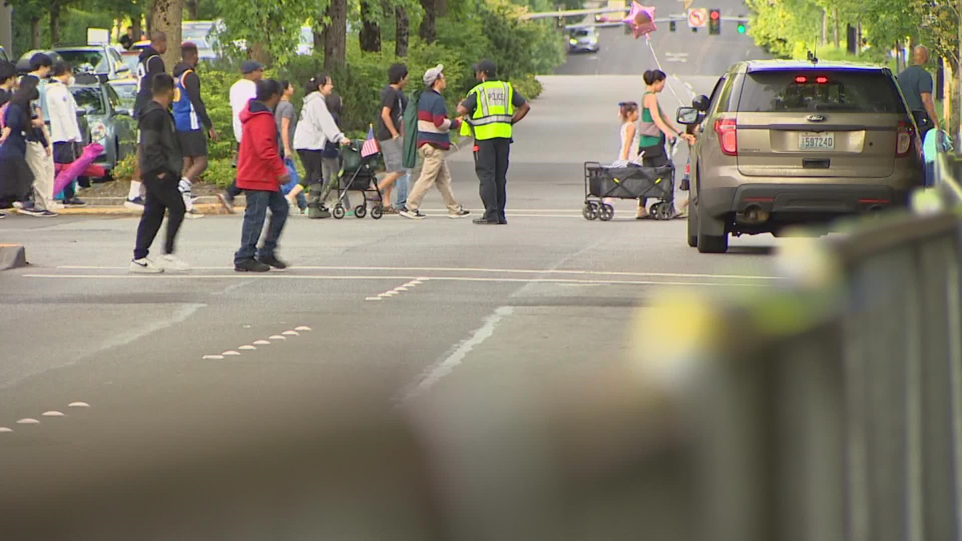 Bellevue Police adjusted its presence at a Fourth of July event after Monday's mass shooting in a suburb of Chicago.