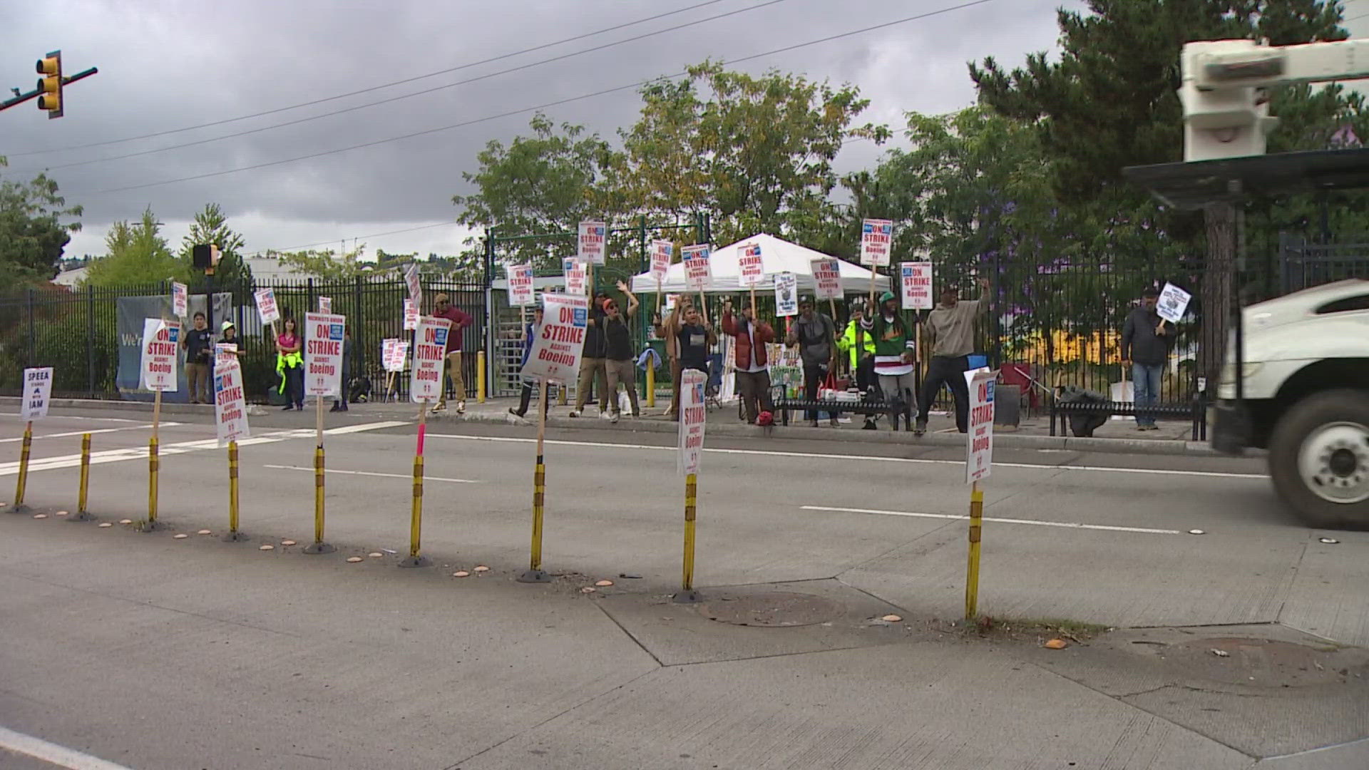 A bar owner said they've seen fewer customers since the Machinists strike began on Sept. 13.