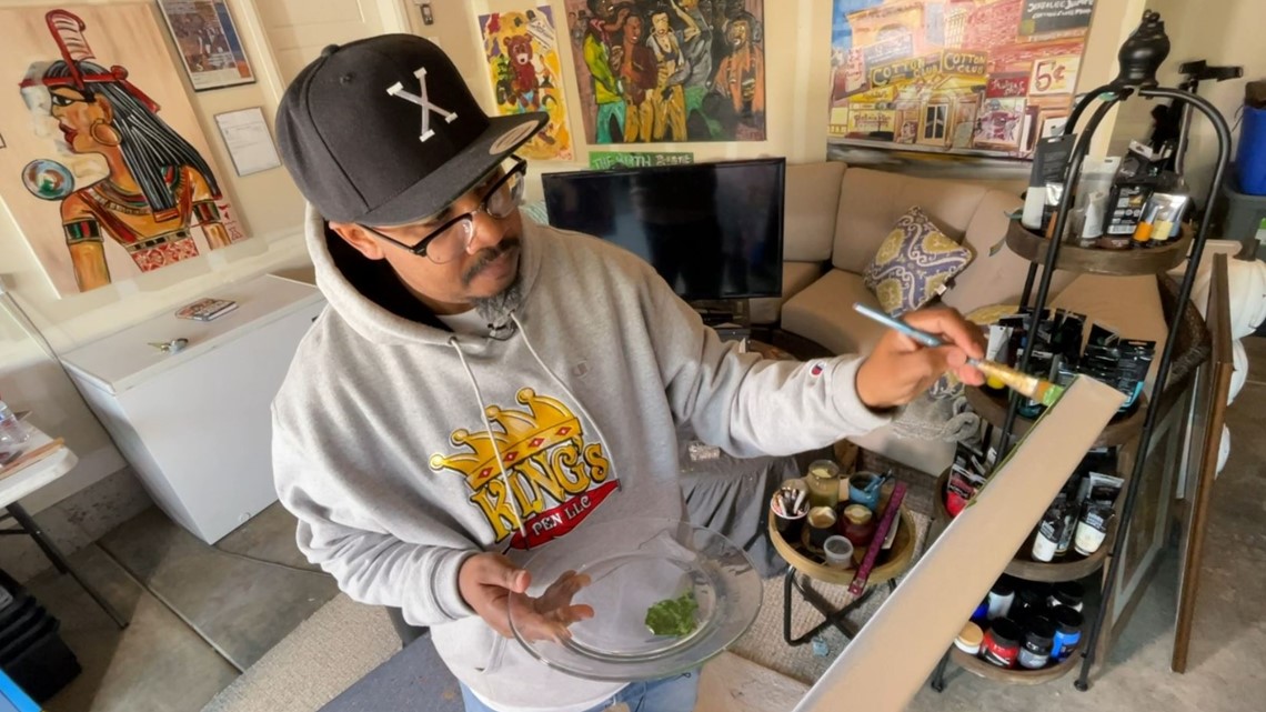 Puyallup artist Rodney King paints Black history in vivid colors