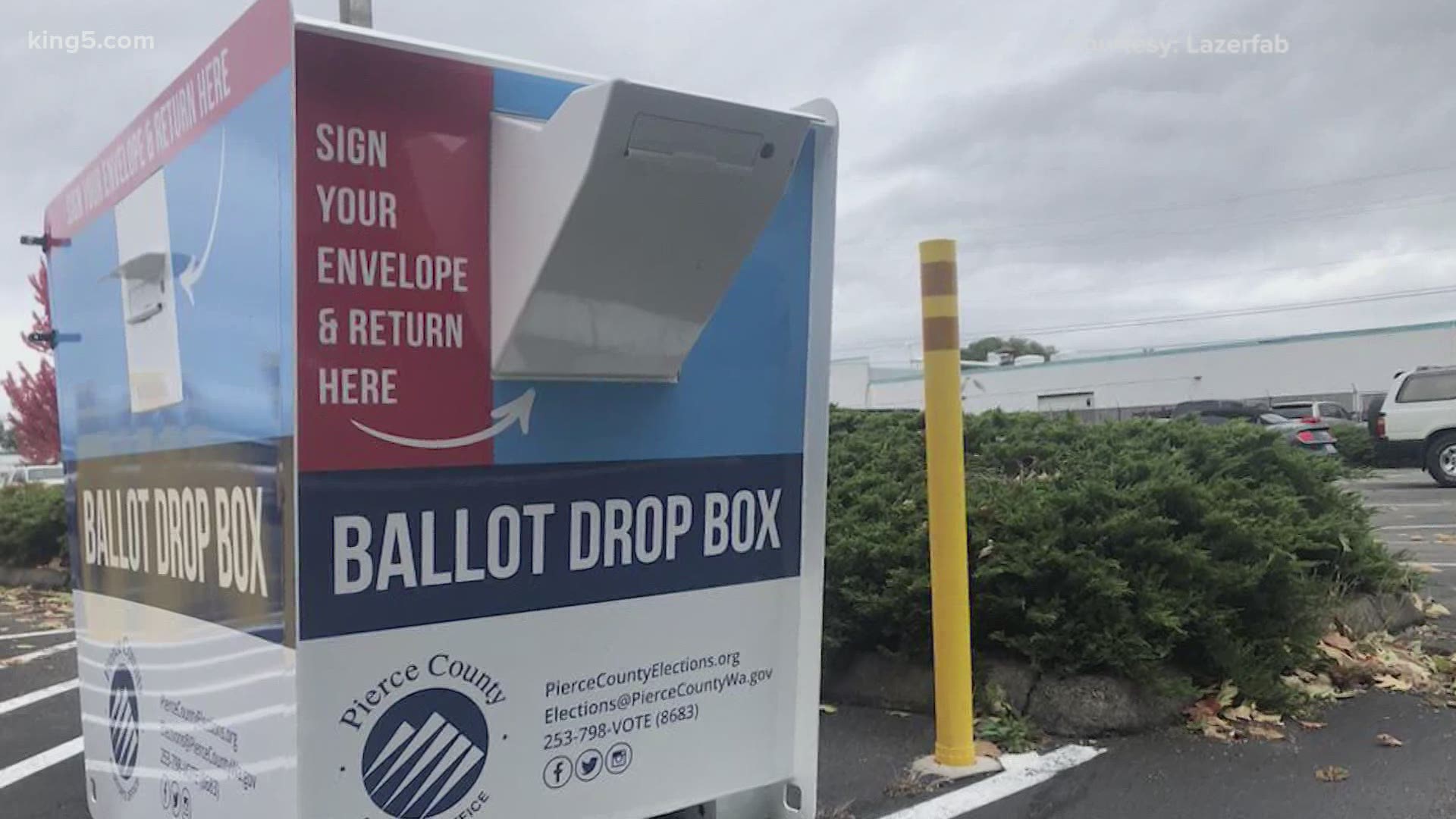 Laserfab, Inc. has been creating many of the ballot boxes you use in Washington state for a decade.