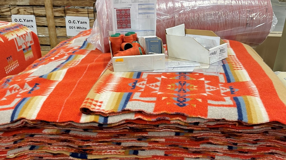 A blanket is born go inside a historic Pendleton wool mill