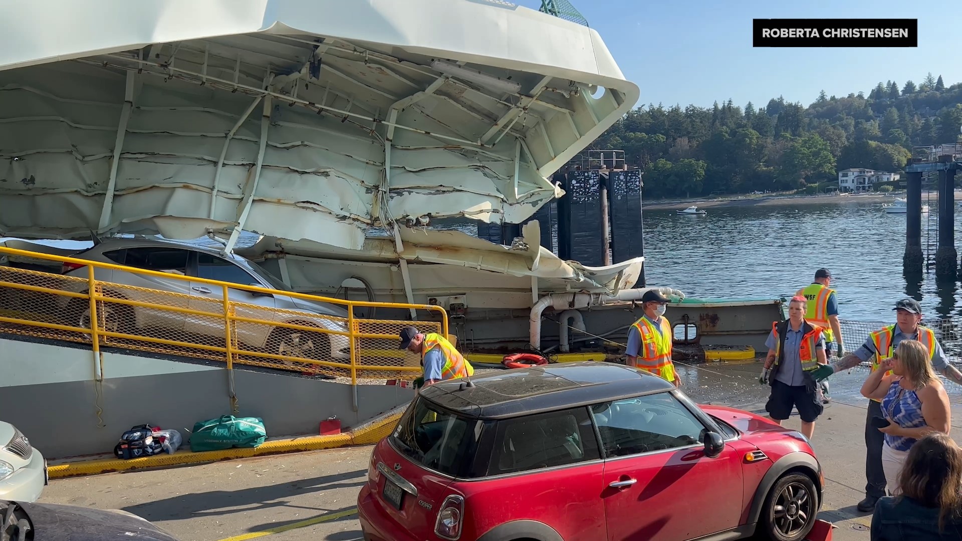 Investigators said the captain did not recall what happened and seemed unaware of how the ferry struck the dock. The collision caused over $10.3 million in damages.