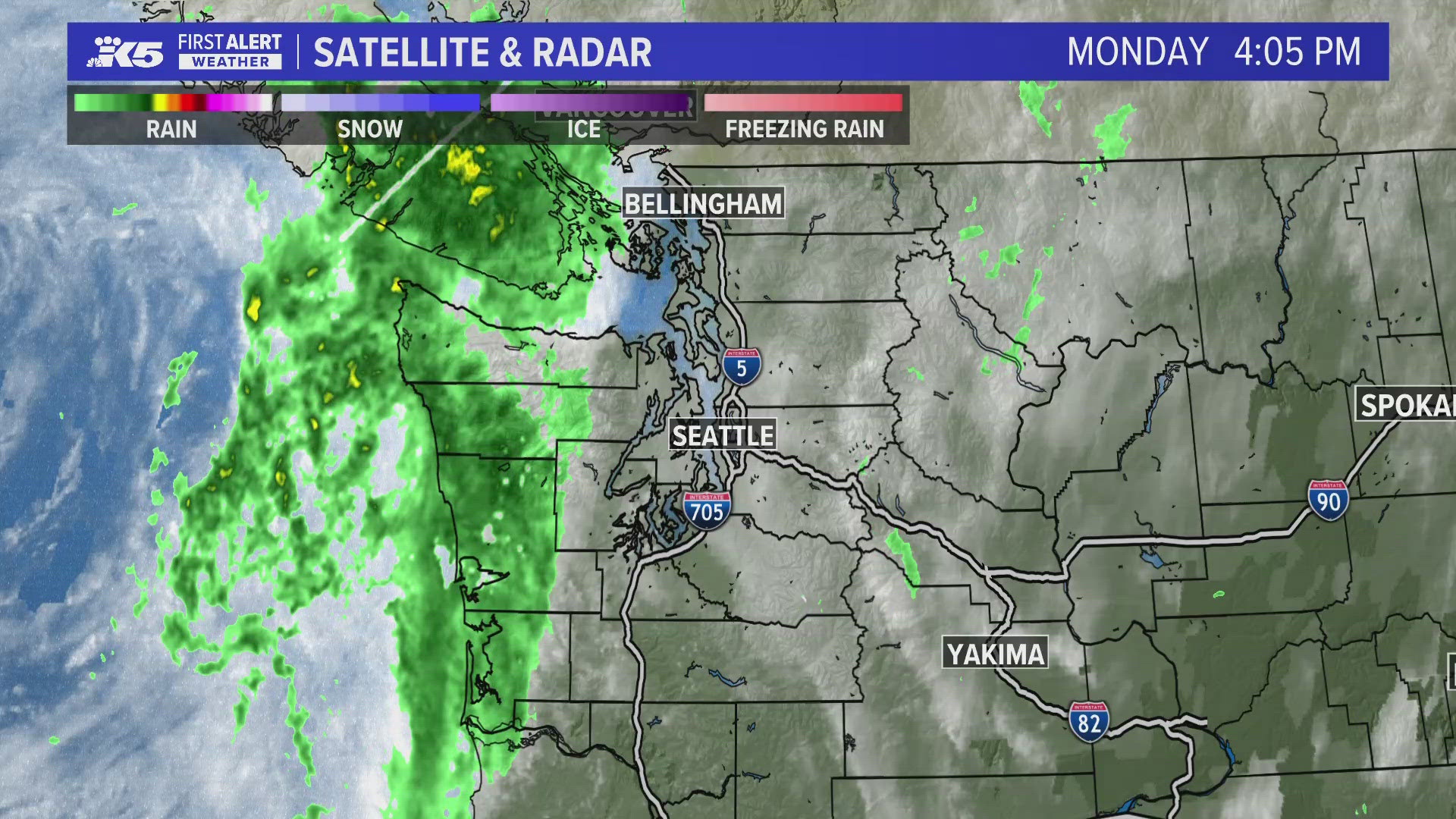 Tuesday has the most potential for thunderstorms this week, according to the KING 5 First Alert Weather Team.