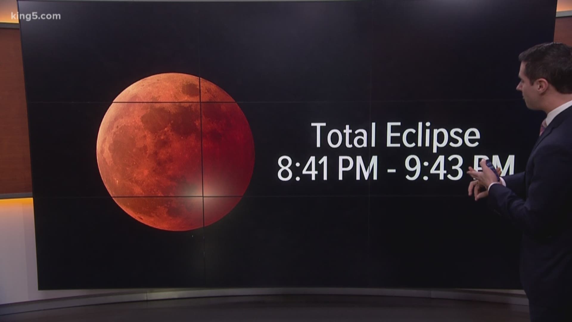 KING 5 Meteorologist Ben Dery explains when to look for the supermoon eclipse.