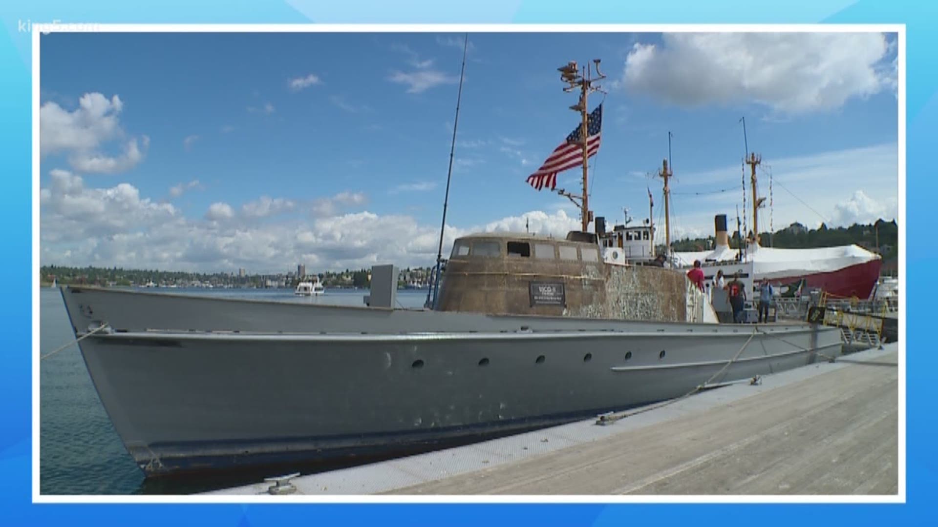 KING 5's Angela Poe Russell has the story about a boat that survived D-Day and it's new life.
