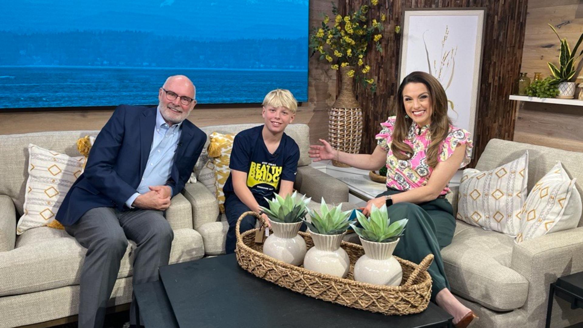 Beat the Bridge Chair Mike Boyle and Ambassador Roman talk about the annual fundraiser for the Juvenile Diabetes Foundation. The race is on May 19. #newdaynw