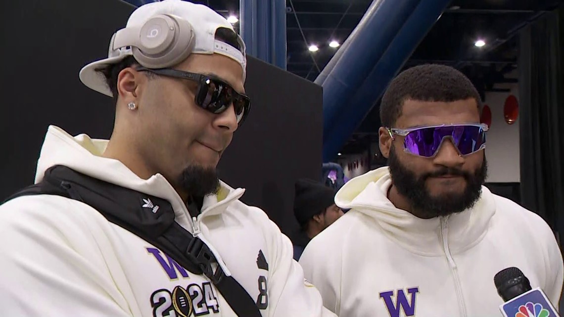 EXTENDED INTERVIEW UW's Quentin Moore and Devin Culp ahead of CFP