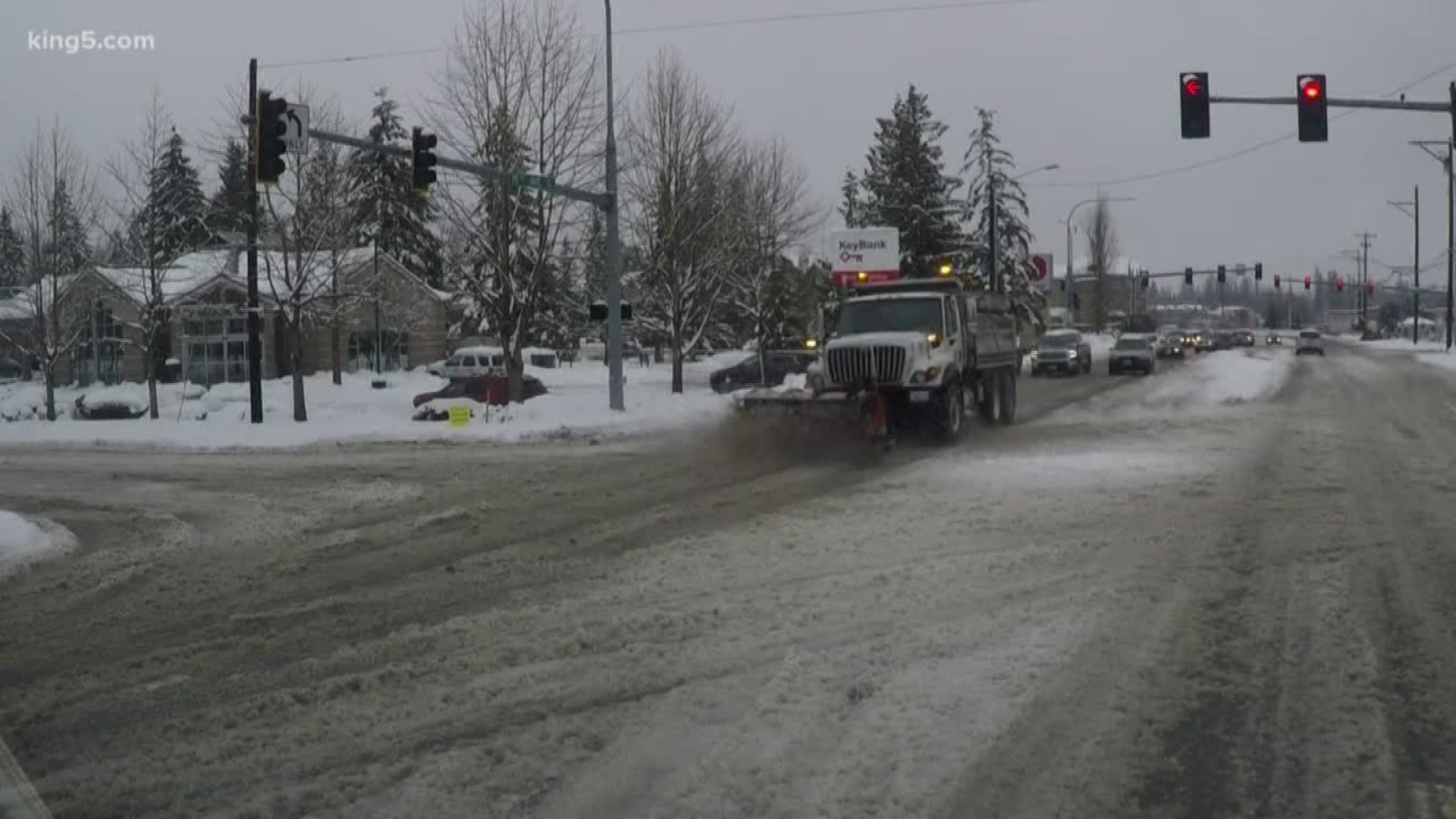 KING 5's Erik Wilkinson shows how cities in the North Sound are responding to the record amounts of snowfall this February.