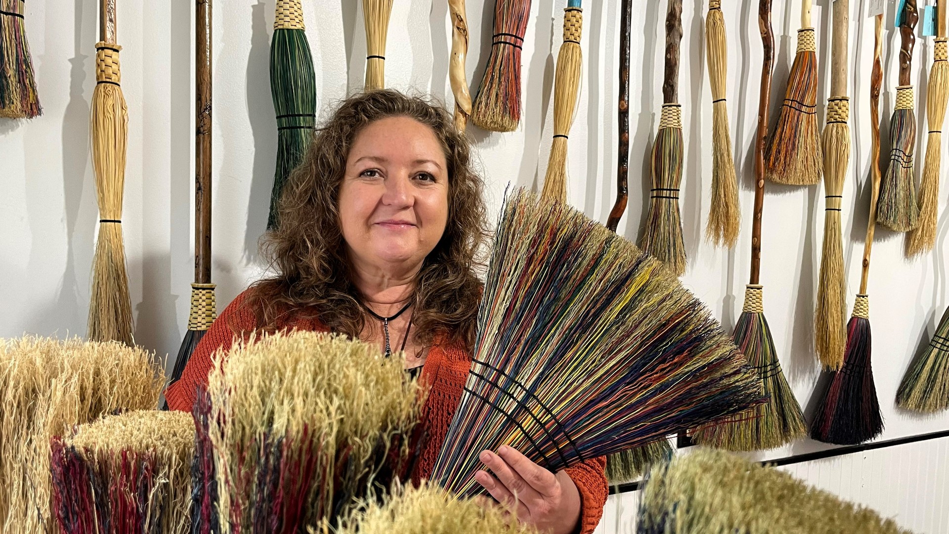 "Wicked Brooms" made on the Olympic Peninsula are fun and functional. #k5evening