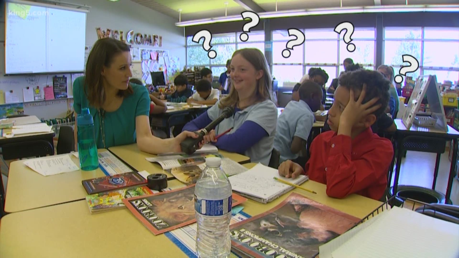 How are we doing as adults?  King 5's Kaci Aitchison met kids at Seattle's Rainier View Elementary for some answers.