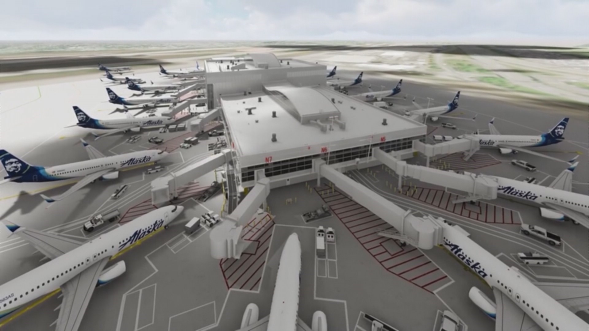 Phase 1 of Sea-Tac Airport's North Satellite opened in July 2019. Phase 2 is expected to open in 2021.