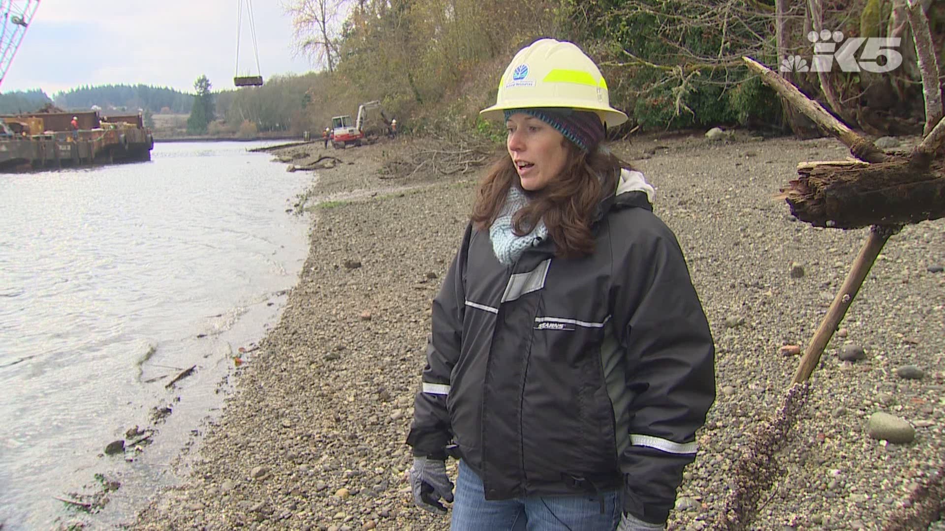 Washington state is cleaning 100-year-old debris from McNeil Island in south Puget Sound. What used to be a bustling island is now mostly deserted.