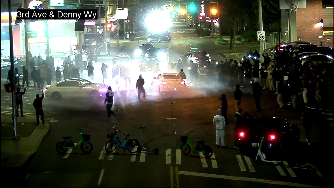 Man assaulted during Seattle street takeover event, police say