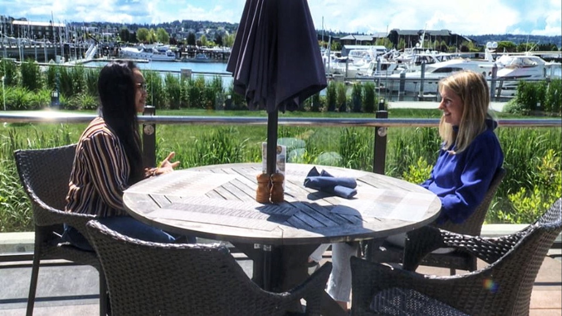 Take in the views and the food at Jetty Bar & Grille in Everett