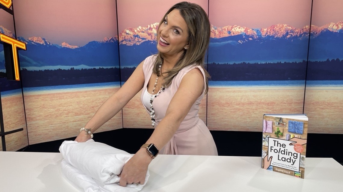 Folding a fitted sheet, and other tips from The Folding Lady New Day