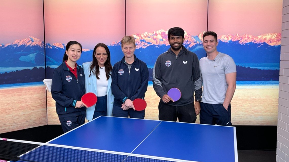 Playing table tennis with Seattle's major league team New Day NW