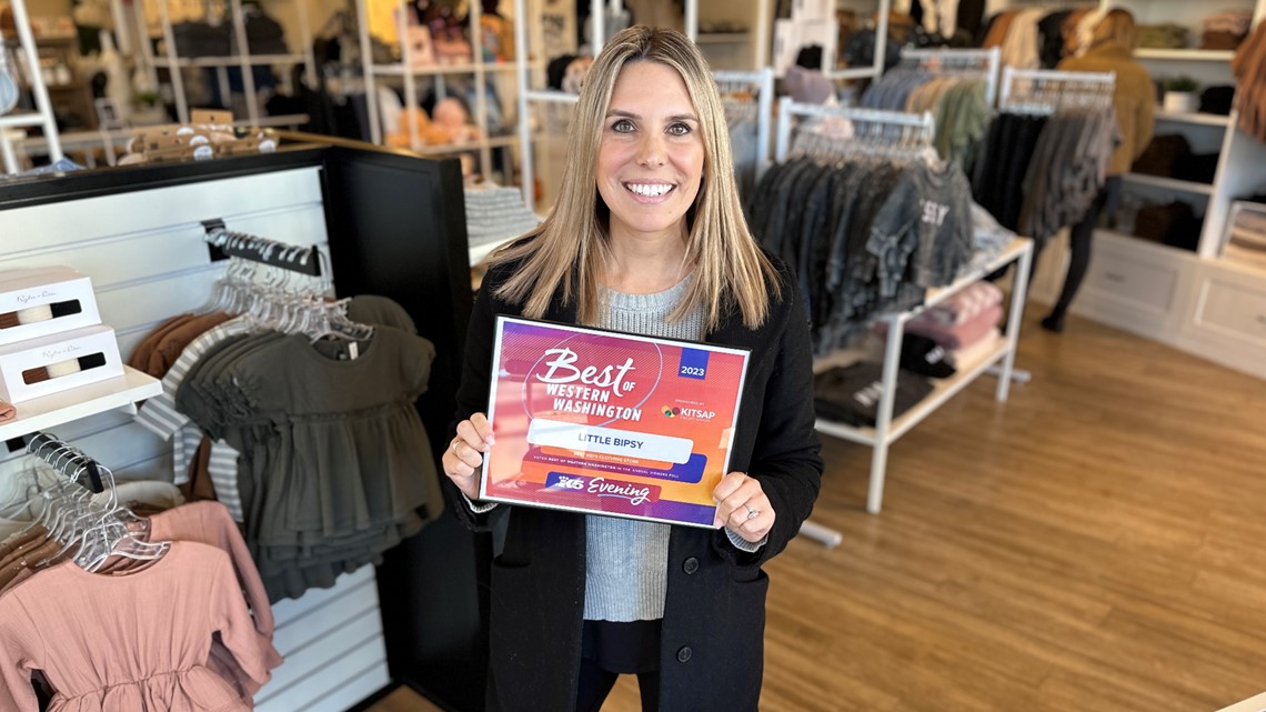 Baby basics are the big seller at Edmonds kid's clothing store