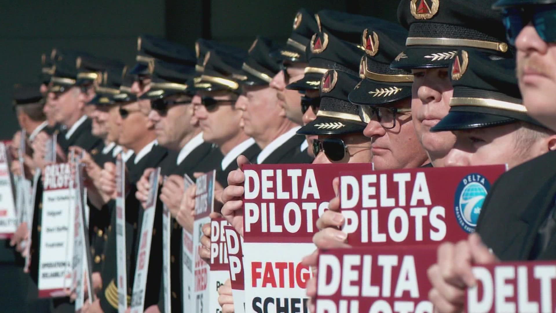 The picket will involve off-duty pilots and will not affect flight schedules