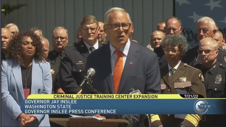 Inslee calls for expanded law enforcement training facilities to reduce staffing shortages