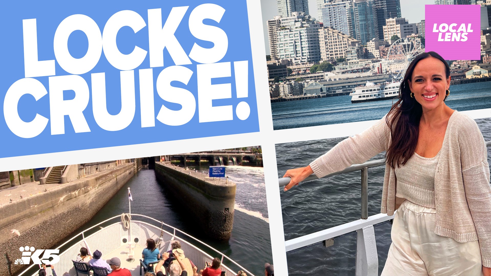 Hop aboard the only tour that takes you up, down and through the Ballard Locks. 🌊 Sponsored by Argosy Cruises.