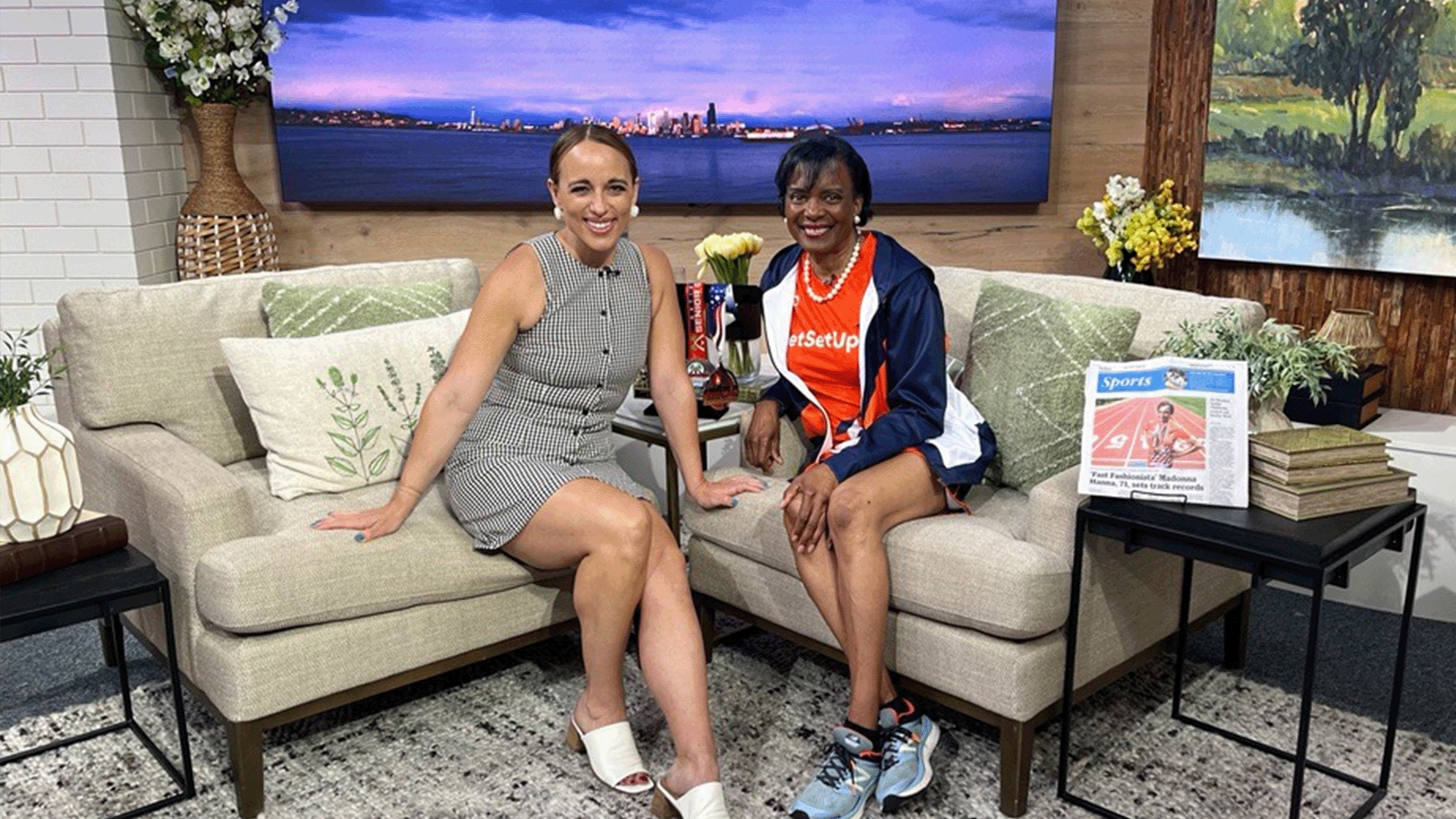 Madonna Hanna went from lighting up the runway as a fashion executive to dominating the track as a competitive sprinter. #newdaynw