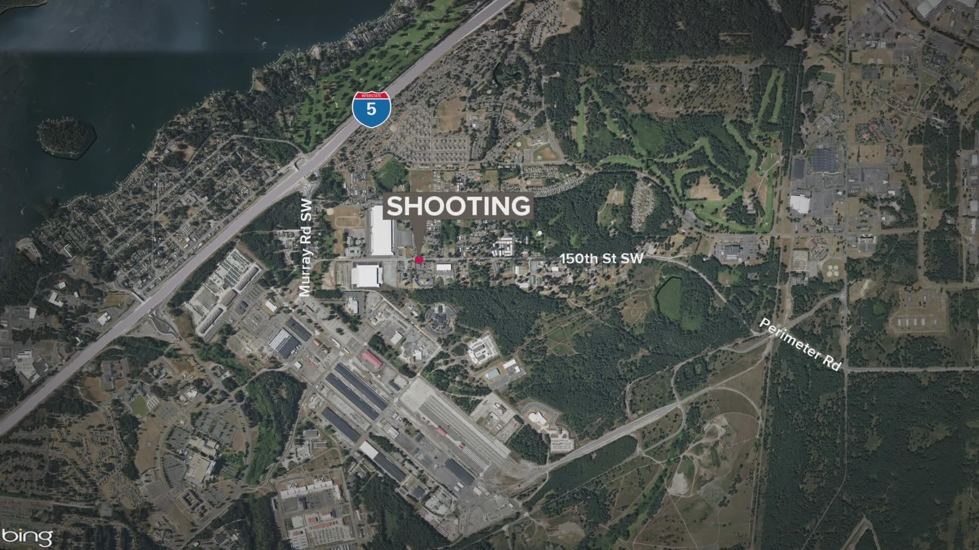 Officers told dispatch that the suspect was shooting at them shortly before they opened fire.