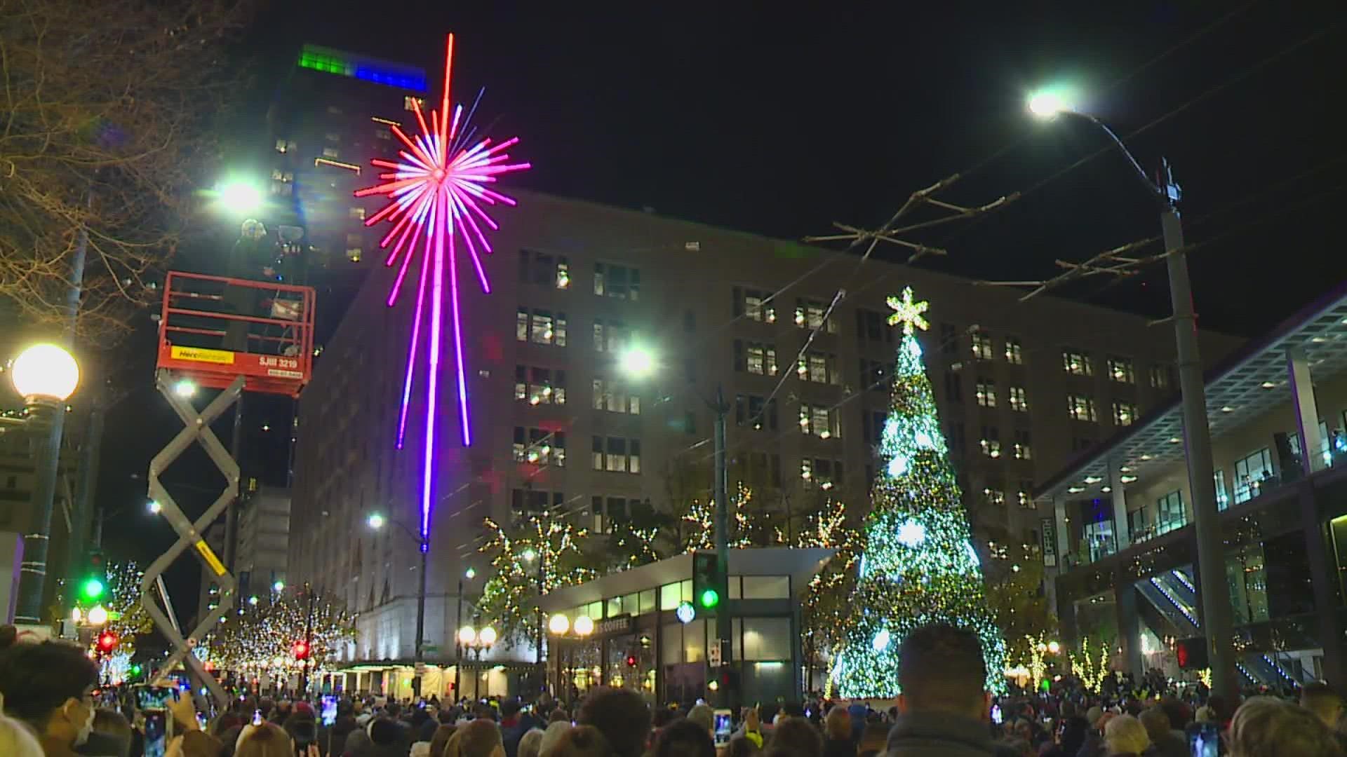 The annual tree lighting felt "almost normal" to some in attendance eager to kick off the holiday season.