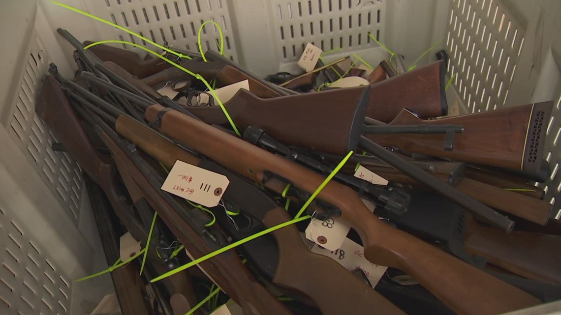 Gun Buyback Event Held In Effort To Reduce Gun Violence At The Local ...