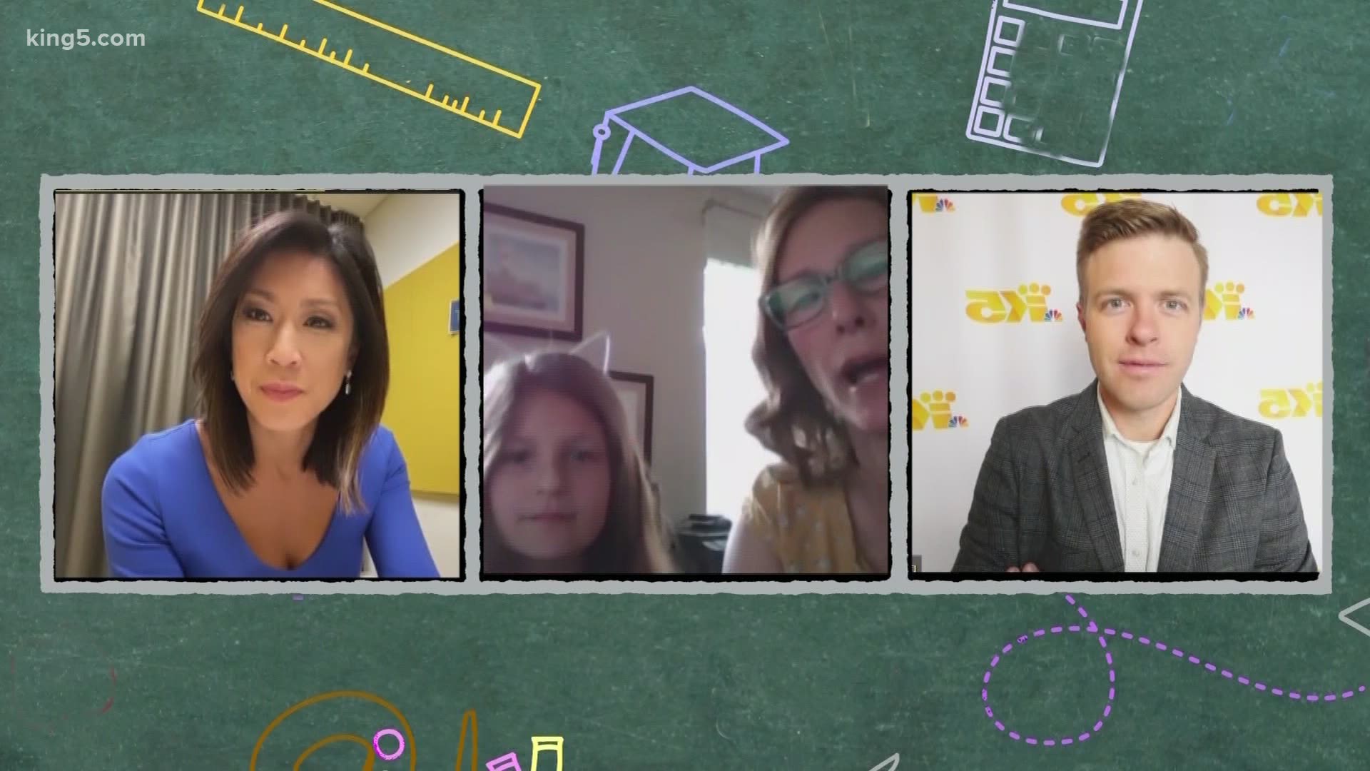 The Zurita family from Shoreline shares tips on how to stay sharp while remote learning.