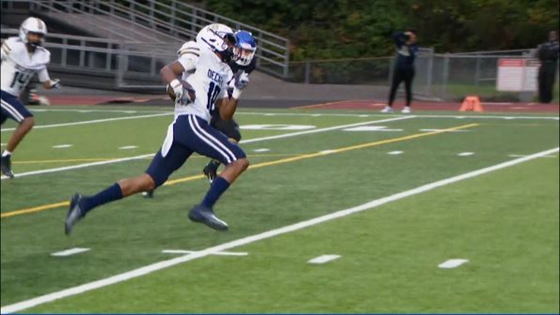 Highlights of Decatur's 55-6 win over Kent-Meridian