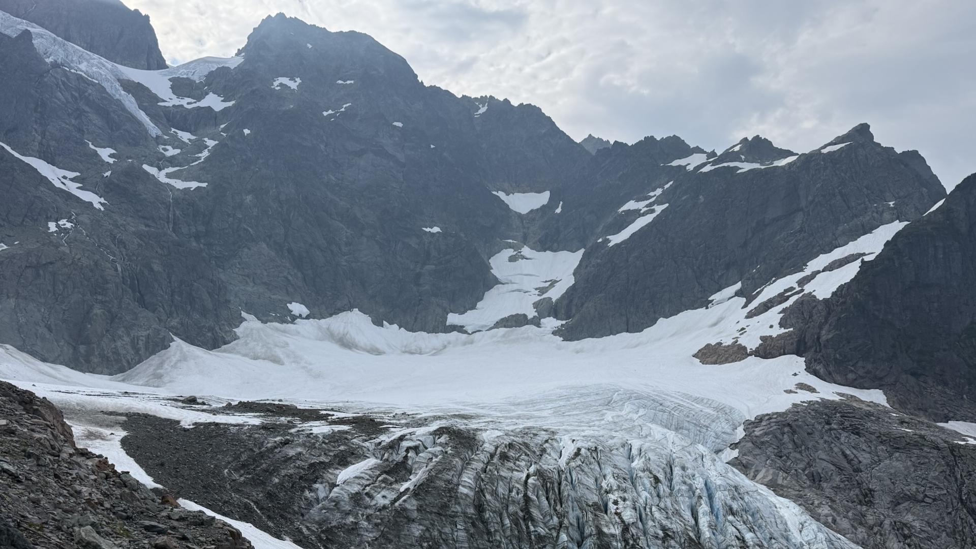 Marriott also looks at the bigger picture of how the state's glaciers have evolved across generations.