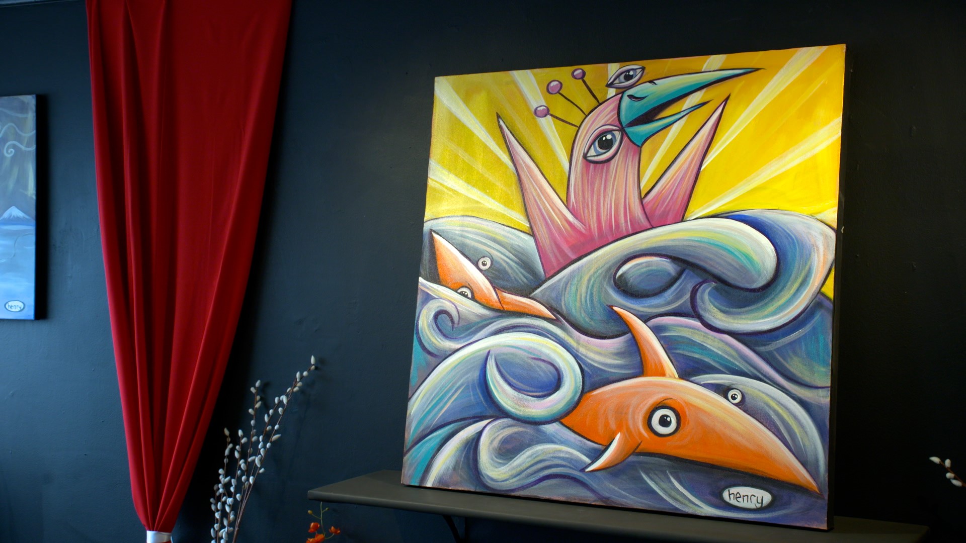 Seattle's most prolific artist is sharing his art in a unique way. #k5evening