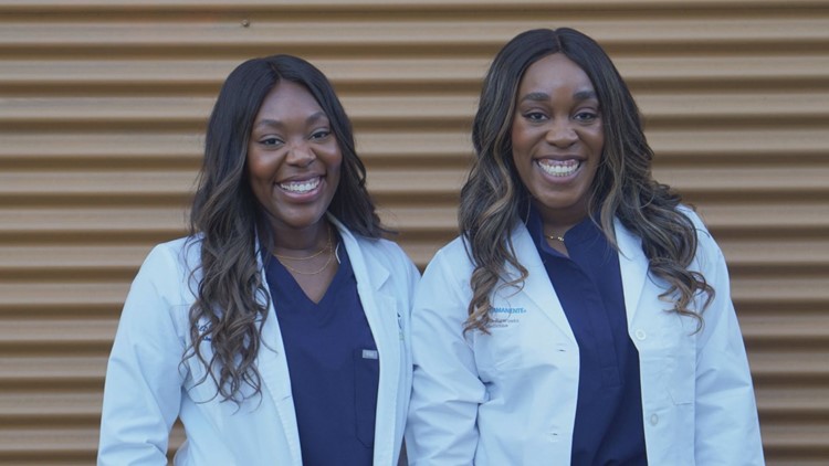 The Egwuatu sisters hope to inspire people 'who look like us' to become doctors