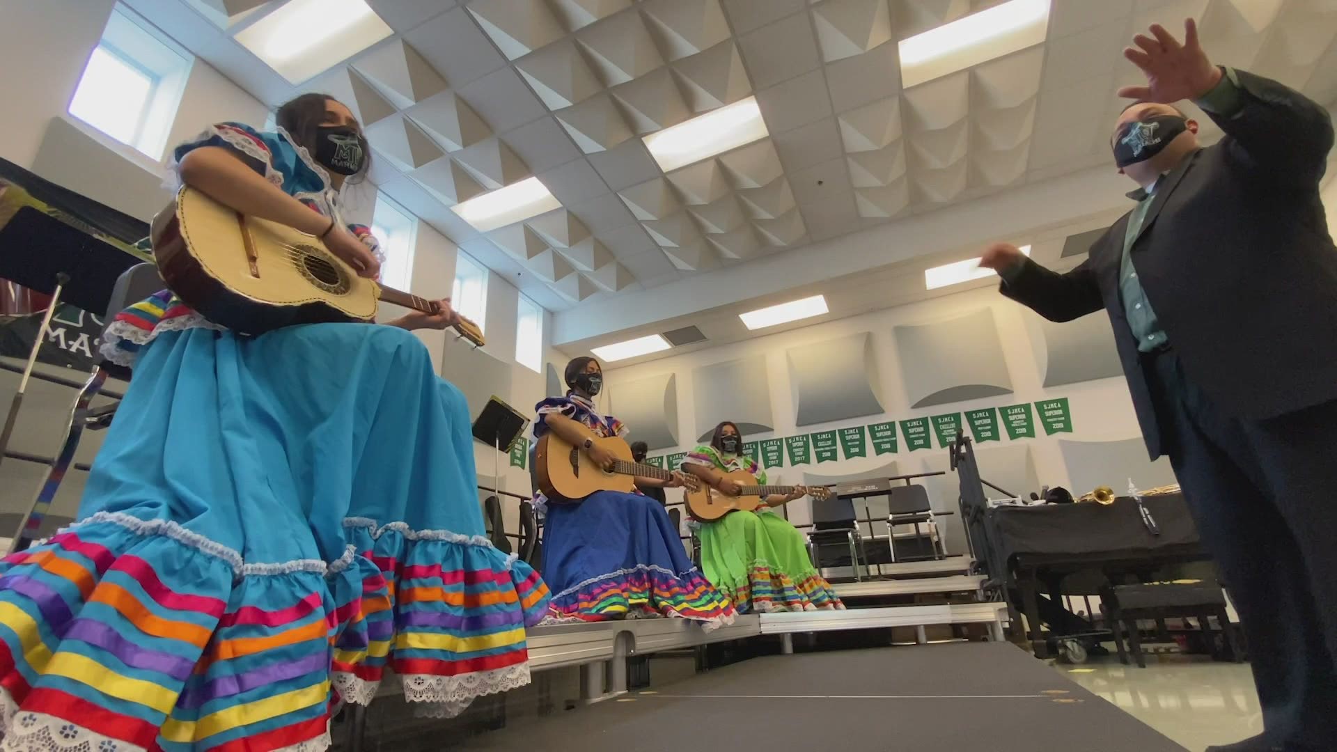 Teachers Tim Hornbacher and Ramon Rivera have teamed up to teach their students about cultural diversity through food, music and song presented in unique videos.
